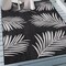 World Rug Gallery Contemporary Palm Leaves Textured Flat Weave Indoor/Outdoor Area Rug 5' X 7' Black 111BLACK5X7 - alternate 6